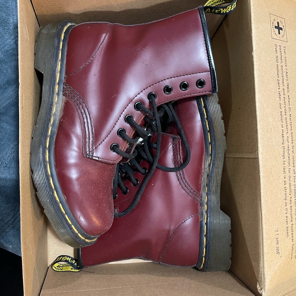 Burgundy Dr Martens